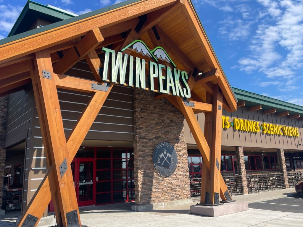 exterior of Twin Peaks restaurant