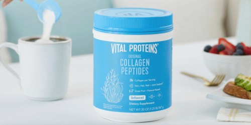 Vital Proteins Collagen Peptides 5oz Jar Only $9 Shipped on Amazon (Supports Healthy Bones, Skin & Hair!)
