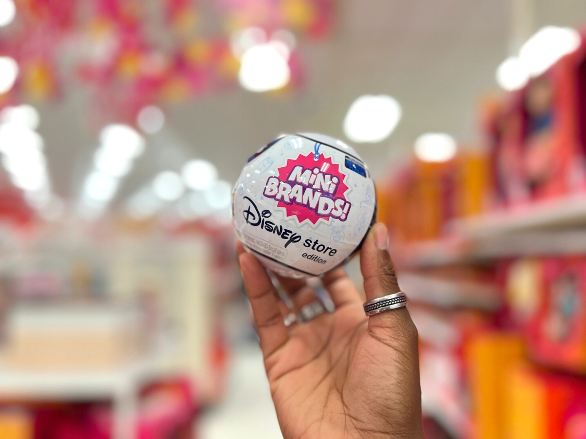 5 Surprise Mini Brands Disney Store Series 1 Mystery Capsules