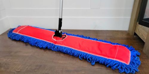 Extra-Large Machine Washable Microfiber Mop Only $20.97 Shipped on Amazon (Extends up to 5 Feet!)