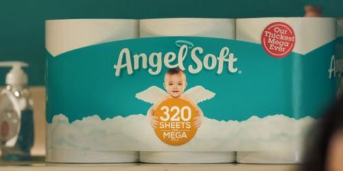 Angel Soft Mega Rolls 9-Count Toilet Paper Just $6.36 on Walmart.com – Only 71¢ Per Roll!