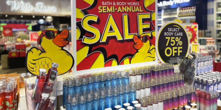 Up to 75% Off Bath & Body Works Body Care, Candles & More?! The Semi-Annual Sale Is ON!