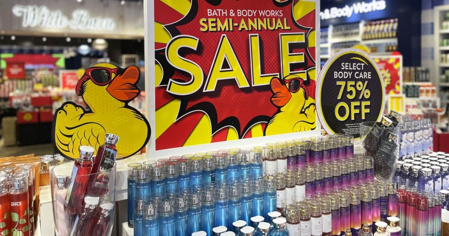 Up to 75% Off Bath & Body Works Body Care, Candles & More?! The Semi-Annual Sale Is ON!