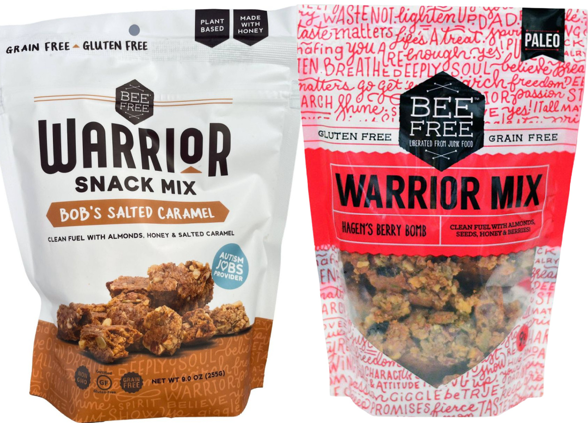 Bee Free Warrior snack Mix Hagen's Berry Bomb
