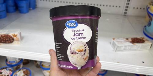NEW Biscuits & Jam Ice Cream Pint Available at Walmart