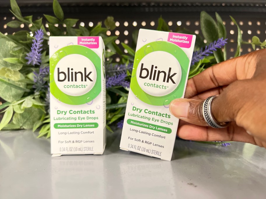 Blink Contacts on store shelf