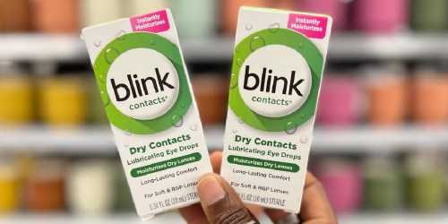 Blink Contacts Eye Drops Only 49¢ at Walgreens (Regularly $8)