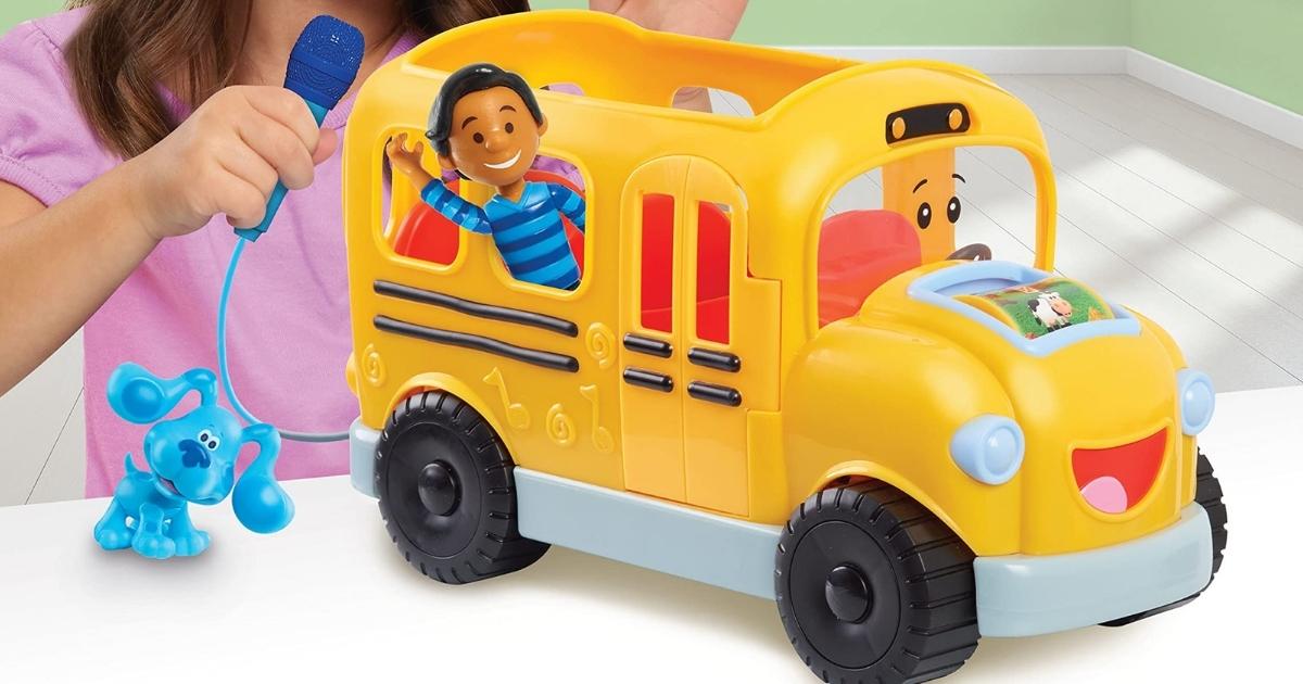 School bus hot sale dog toy