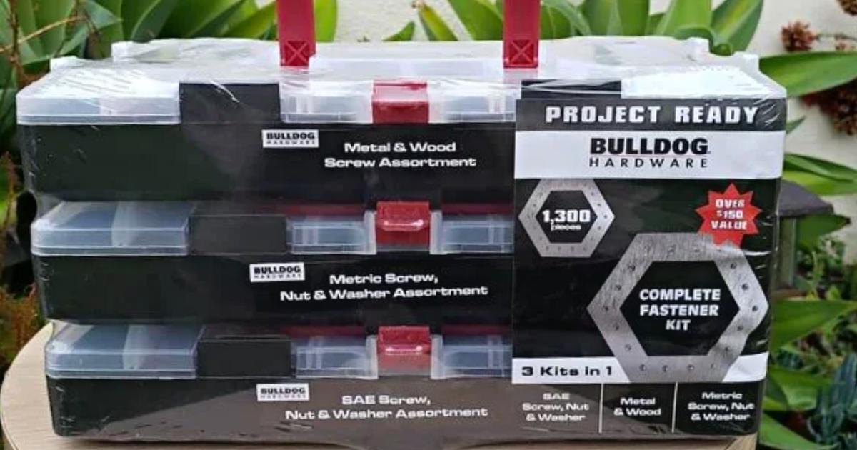 Bulldog 1,300-Piece Complete Fastener Set