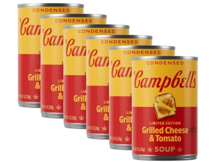 Campbell's Condensed Grilled Cheese & Tomato Soup stock image