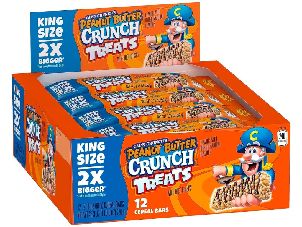 Cap'n Crunch King Size Peanut Butter Crunch Treats 12-Count