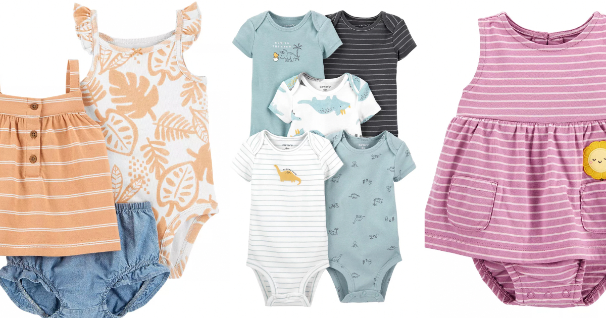 Carter baby clothes from Kohls