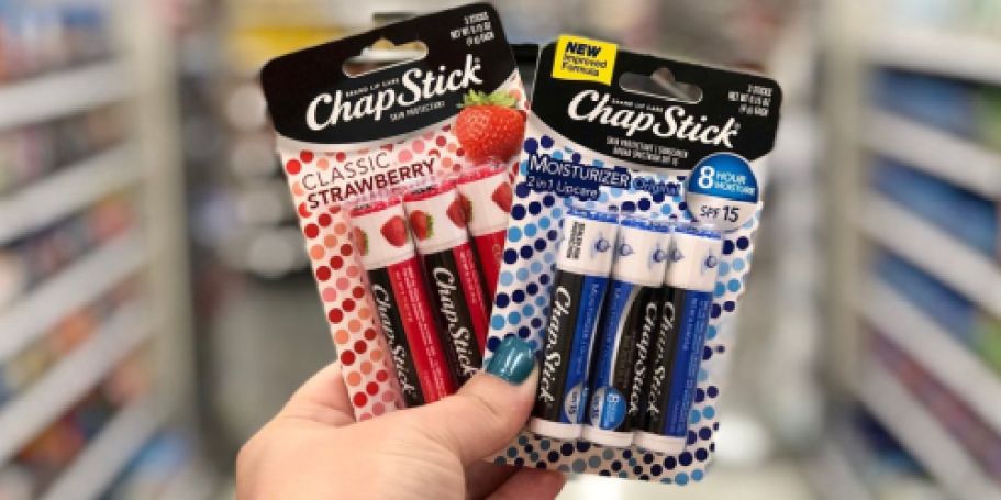 ChapStick Lip Balm 3-Pack Just $2 Shipped on Amazon