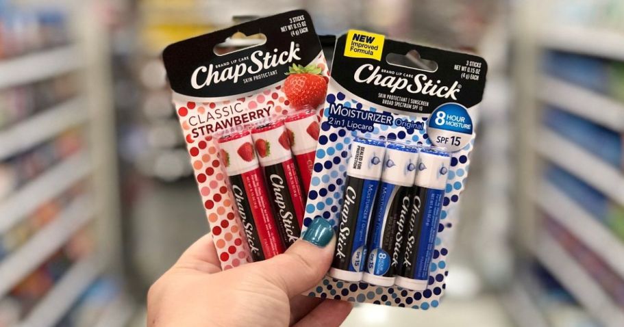 ChapStick Lip Balm 3-Pack Just $2 Shipped on Amazon