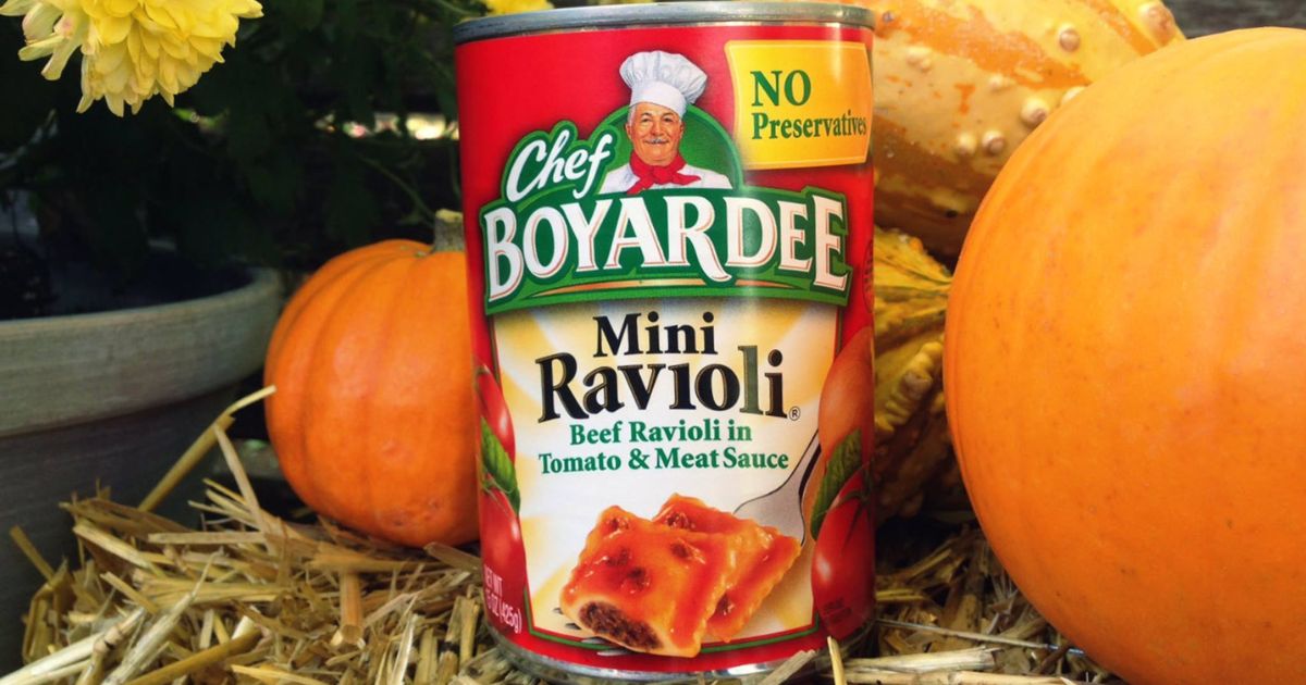 Chef Boyardee Mini Ravioli 4-Pack Only $1.86 Shipped on Amazon | Just ...