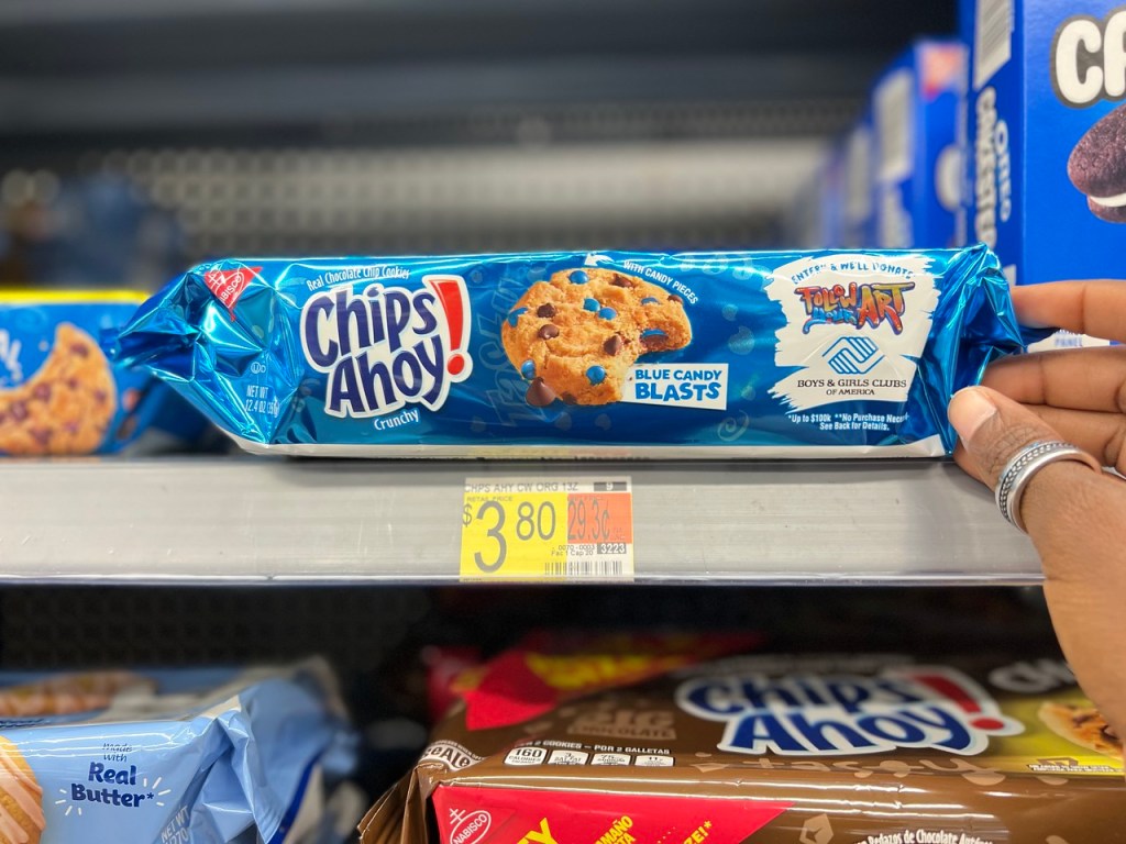 Chips Ahoy Blue Candy Blasts