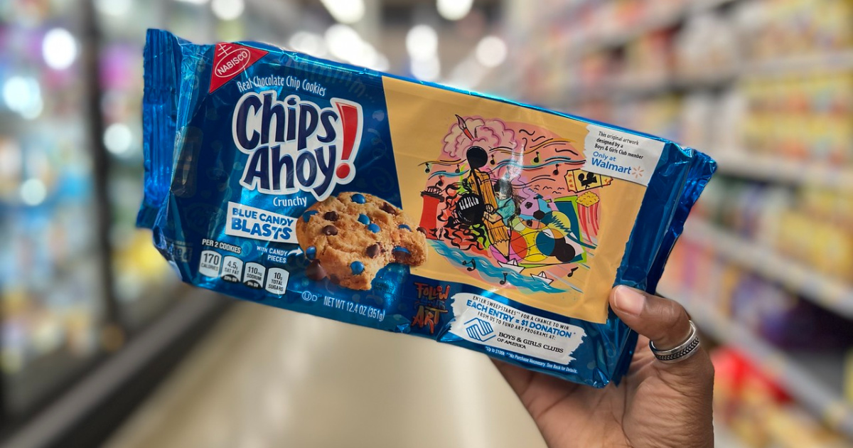 Chips Ahoy Blue Candy Blasts Cookies Just 2 Each After Cash Back at