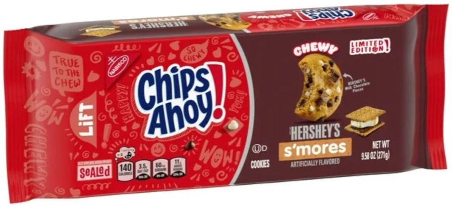 Chips Ahoy Hershey's s'mores stock image