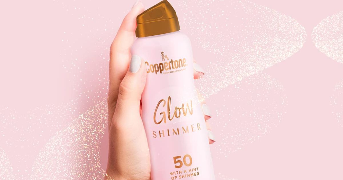 coppertone glow with shimmer spf 50