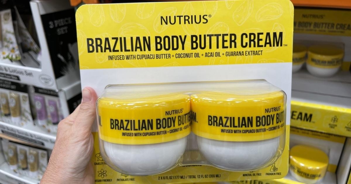 Nutrius Brazilian Body Butter Cream 2-Pack