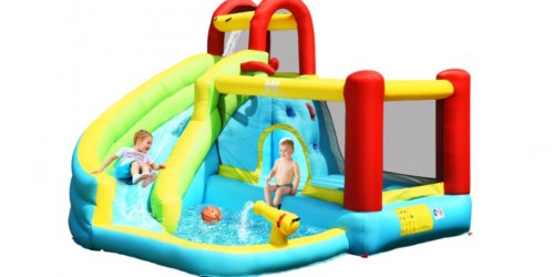 Costway Inflatable 6-in-1 Water Slide $189 Shipped w/ Climbing Wall, Basketball Hoop & More
