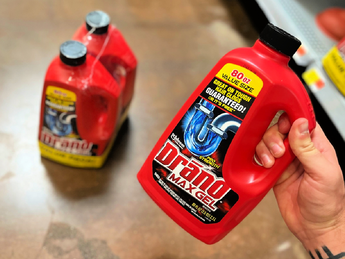 Drano Max Gel Drain Clog Remover 2-Pack 80oz Bottles