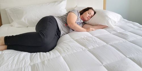 50% Off Cooling Down-Alternative Mattress Toppers on Amazon | Prices from $24.95 Shipped