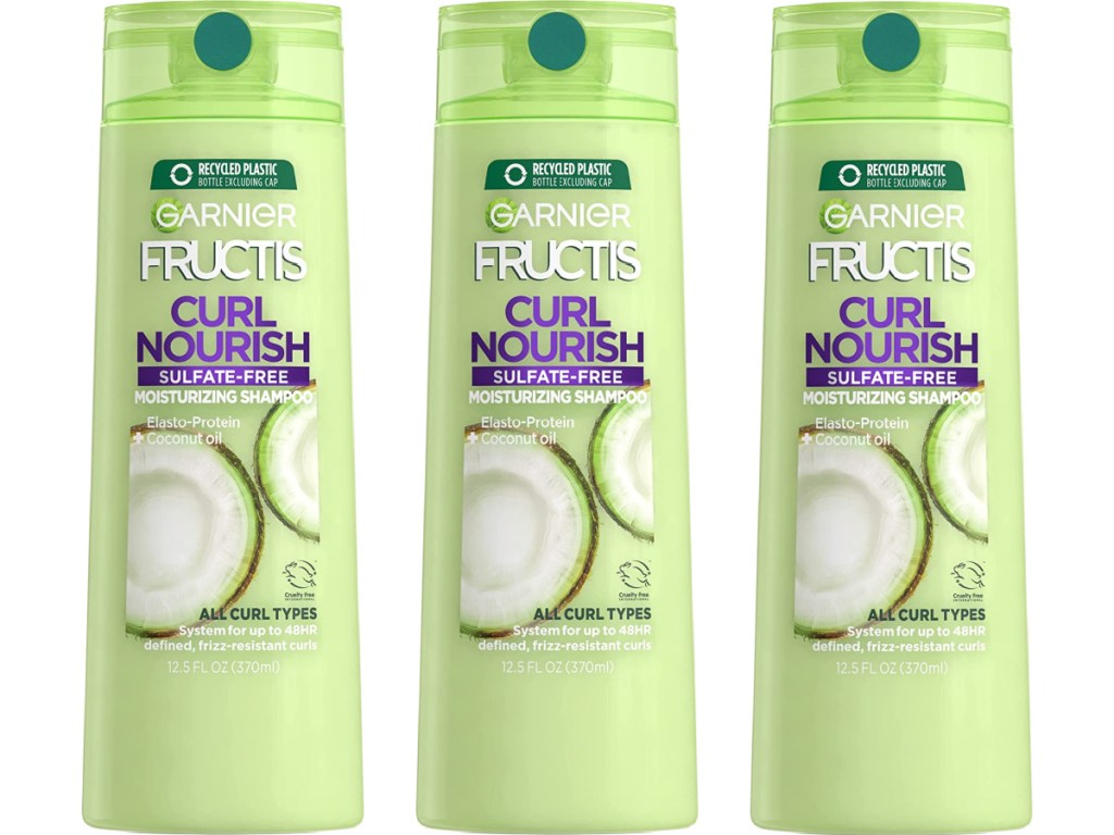 Garnier Hair Care Fructis Triple Nutrition Curl Nourish Shampoo 12.5oz Bottle