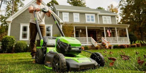 $100 Off Greenworks Cordless Lawn Mower on Costco.com + Free Shipping