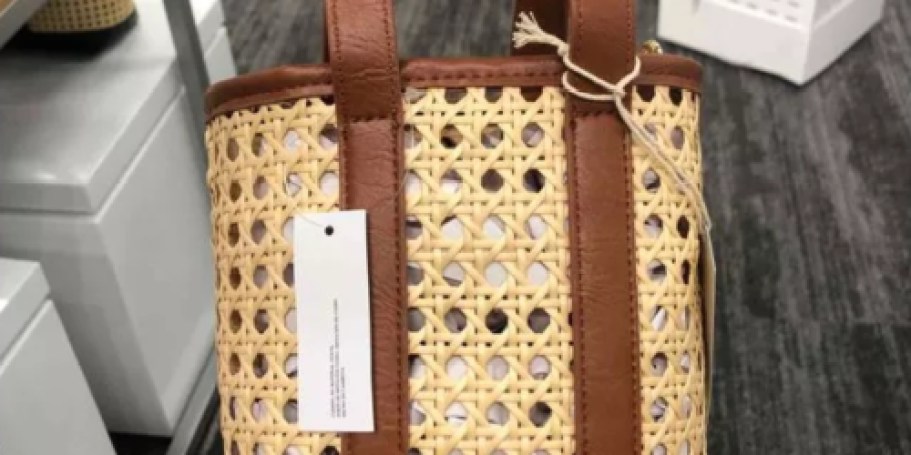 Caning Mini Tote Just $14 at Target (Designer Look for $100 Less) + More!