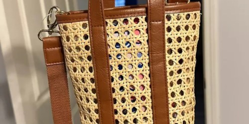 Trendy Caning Mini Tote Handbag Just $20 at Target (Designer Look for $100 Less)