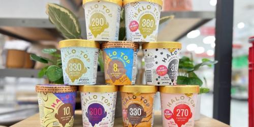 Halo Top Ice Cream Pints from $1.64 After Cash Back at Walmart or Target