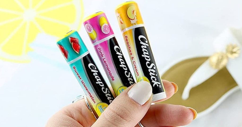 ChapStick Lip Balm 3-Pack Only  Shipped on Amazon