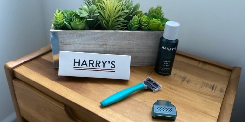 Harry’s Shaving Kit JUST $3 Shipped! (Includes 5-Blade Razor, Shave Gel & More)
