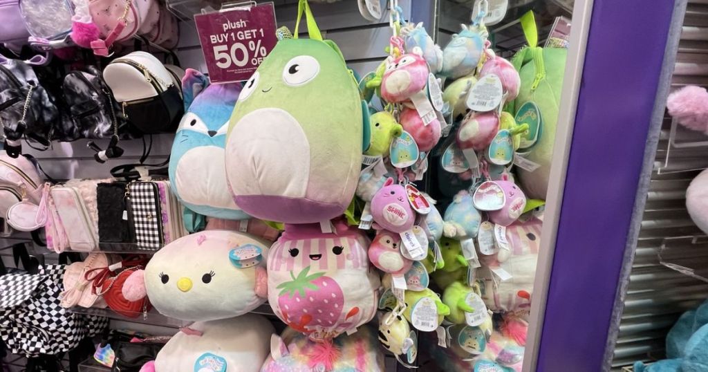 Squishmallows BOGO 50% off at Claires