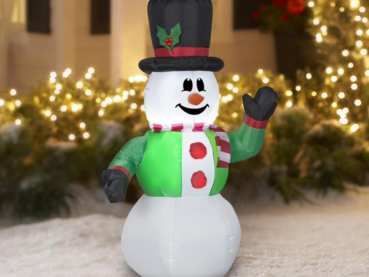 Holiday Time 4-Foot Inflatable Snowman
