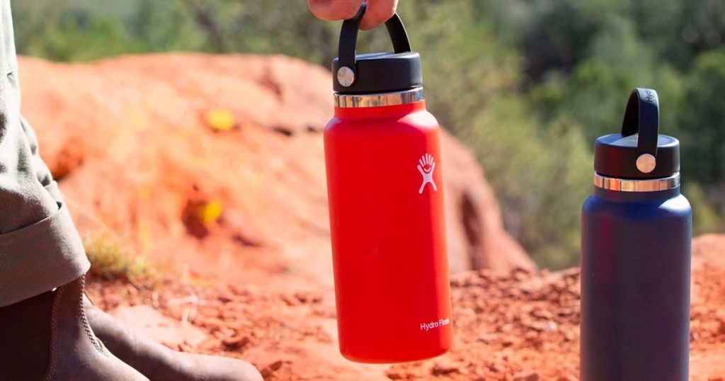 Hydro Flask 32oz Wide Mouth Gogi Red