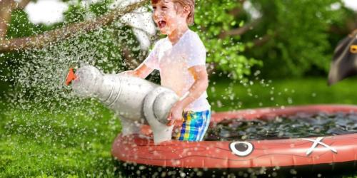 Inflatable Splash Pad Sprinkler Kiddie Pools from $11 on Amazon