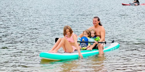 Inflatable Paddle Board w/ Pump, Repair Kit, Backpack & More Just $199.99 Shipped (Reg. $600)