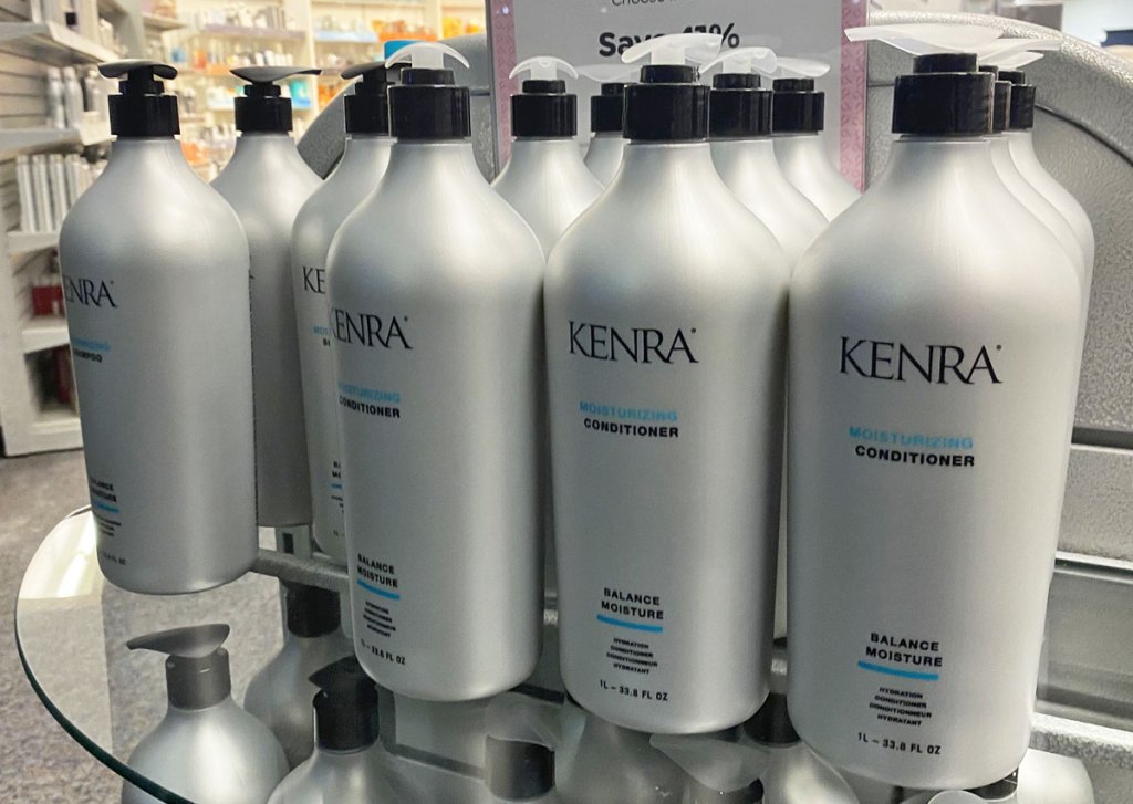 kenra conditioner liters on store shelf