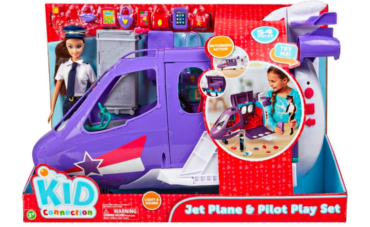 Kid Connection Jet Plane & Pilot Play Set