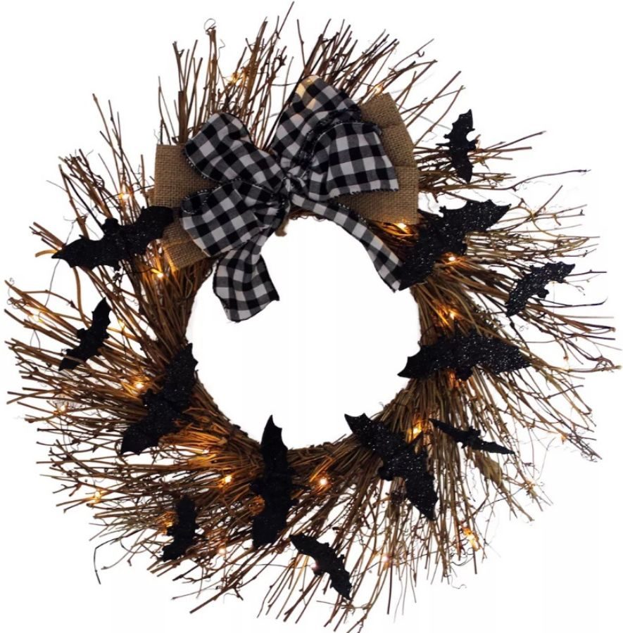 Kohl's Wreath with Bats
