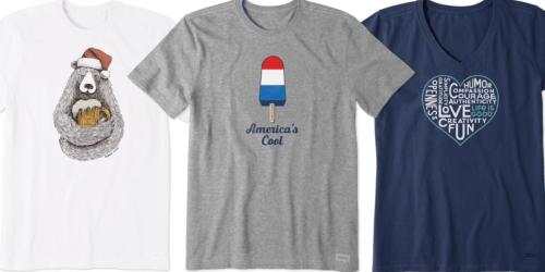 Life is Good Shirts from $5.59 (Regularly $28) + Free Shipping on All Orders