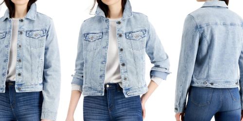 Women’s Denim Jackets from $19.80 on Macys.com (Regularly $50)