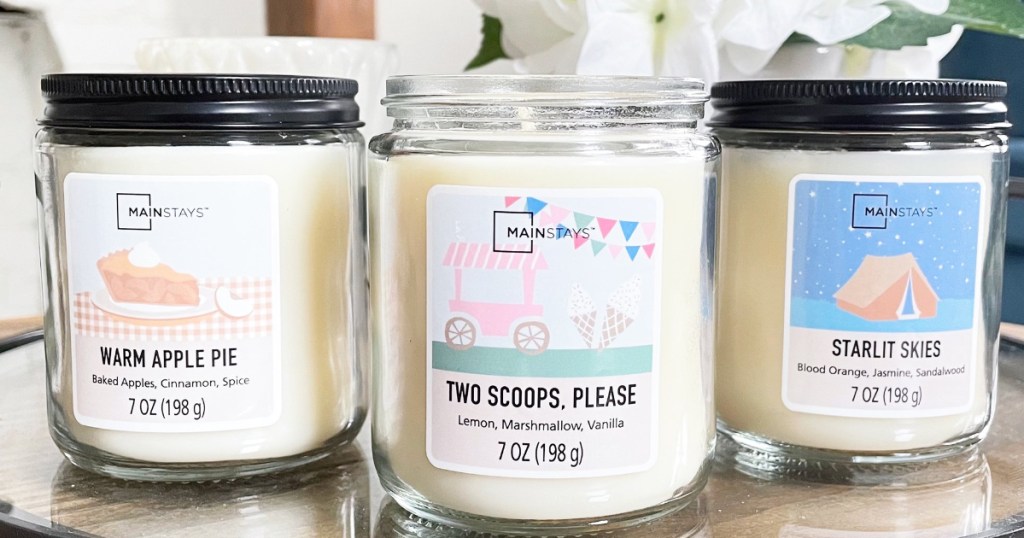 Mainstays Candle Packs Just 10 for Walmart+ Members