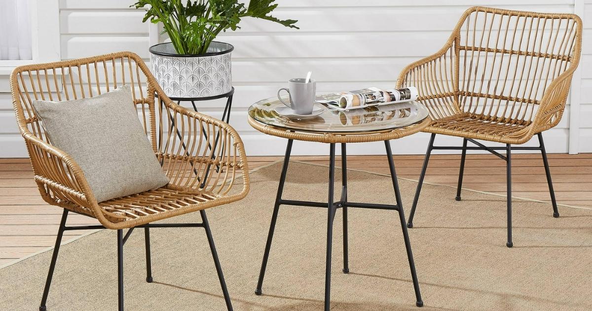 mainstays bistro patio set