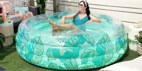 Minnidip 7ft Inflatable Pool from $62.48 Shipped on QVC.com (Regularly $126) | Fits 4 Adults!