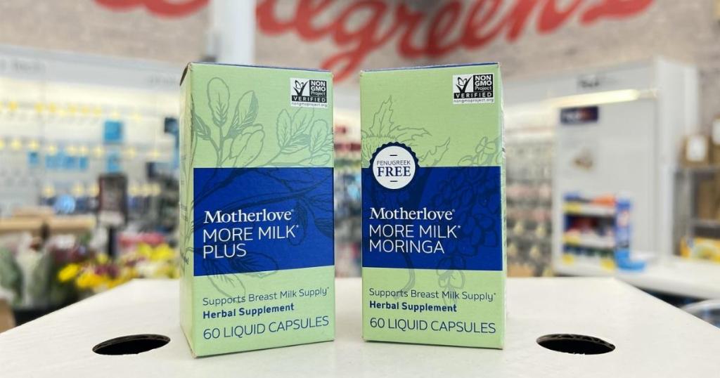Motherlove More Milk Plus and Moringa supplements