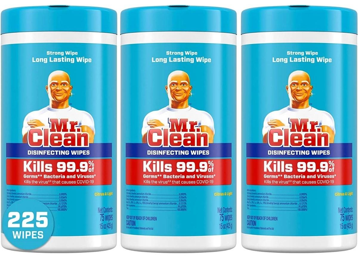 Mr. Clean Disinfecting Wipes 3-Pack
