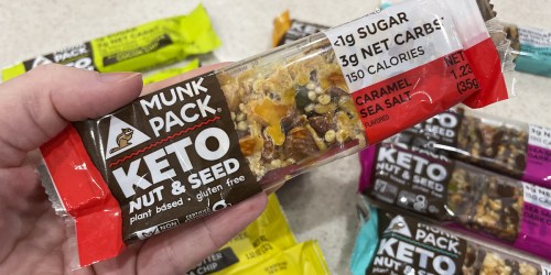 FREE Munk Pack Keto Nut & Seed Bar After Cash Back at Publix